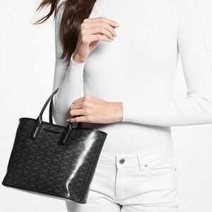 MICHAEL KORS Jodie Small Logo Jacquard Tote Bag